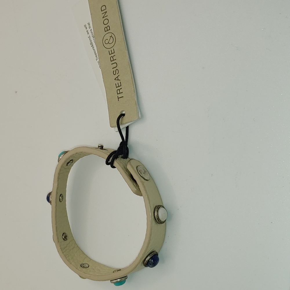 Treasure Bond Nordstrom Genuine Stone Leather Bracelets